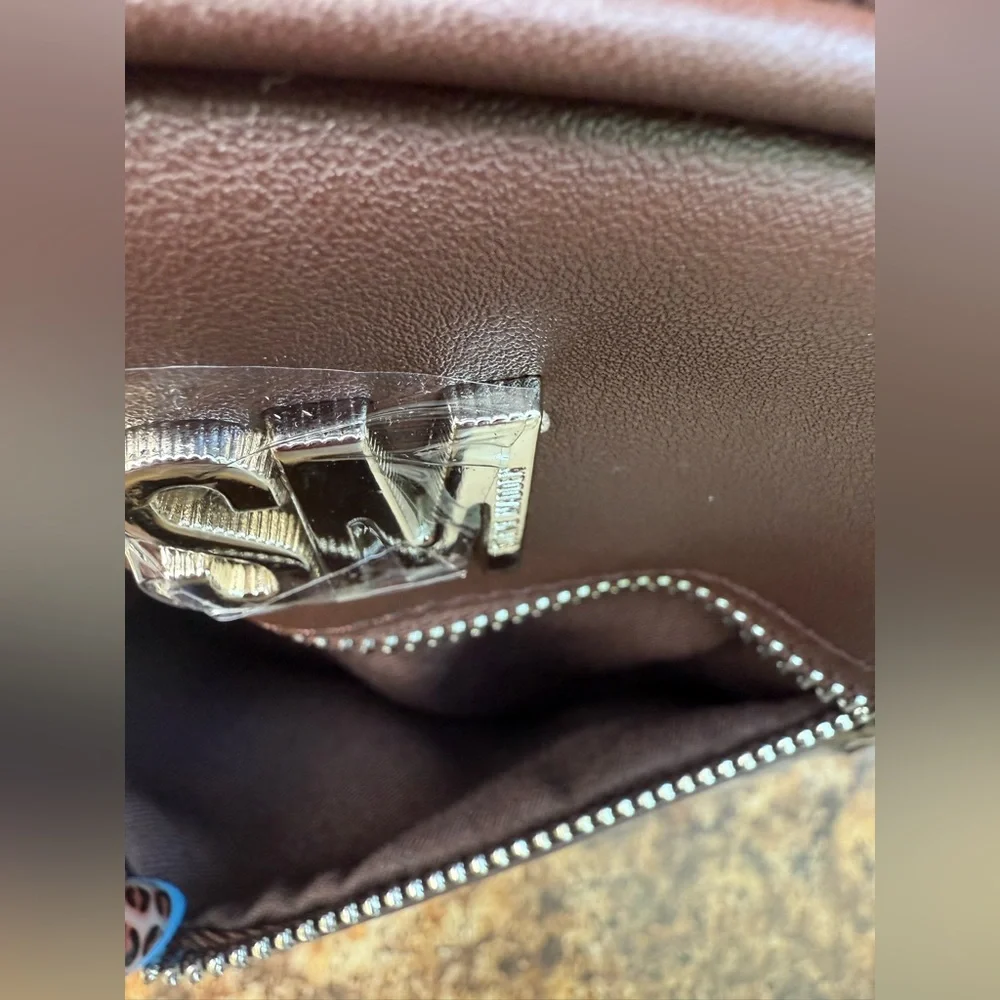 Steve Madden Chocolate BBLOGO Mini Backpack